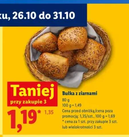 Bułka z ziarnami