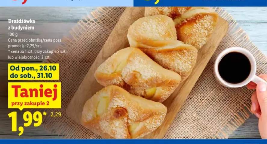 Drożdżówka z budyniem