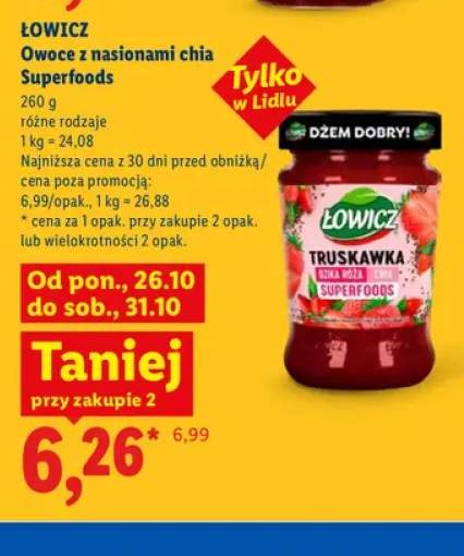 Owoce z nasionami chia Superfoods Łowicz