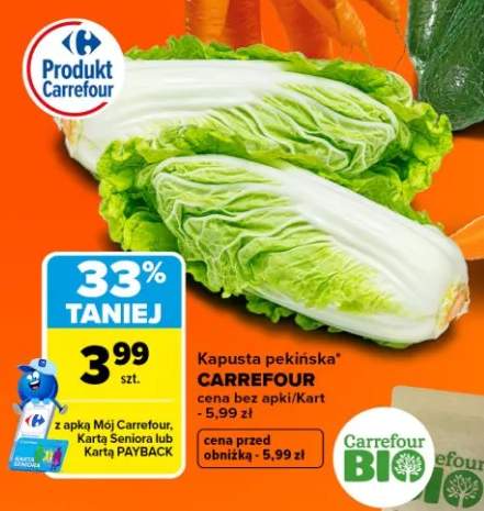 Kapusta pekińska Carrefour