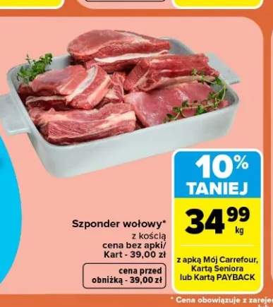 Szponder wołowy z kością