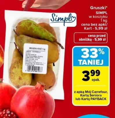 Gruszki Simpl w koszyku