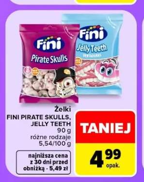 Żelki Jelly Teeth Fini +1 wariant