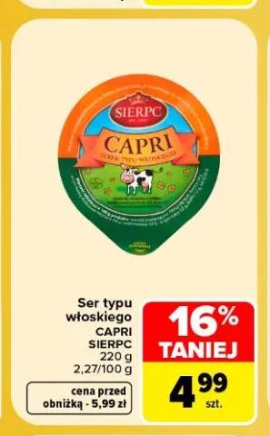 Ser typu włoskiego Capri Sierpc