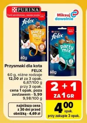 Przysmaki dla kota Felix
