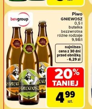 Piwo Gniewosz Bursztyn +3 warianty