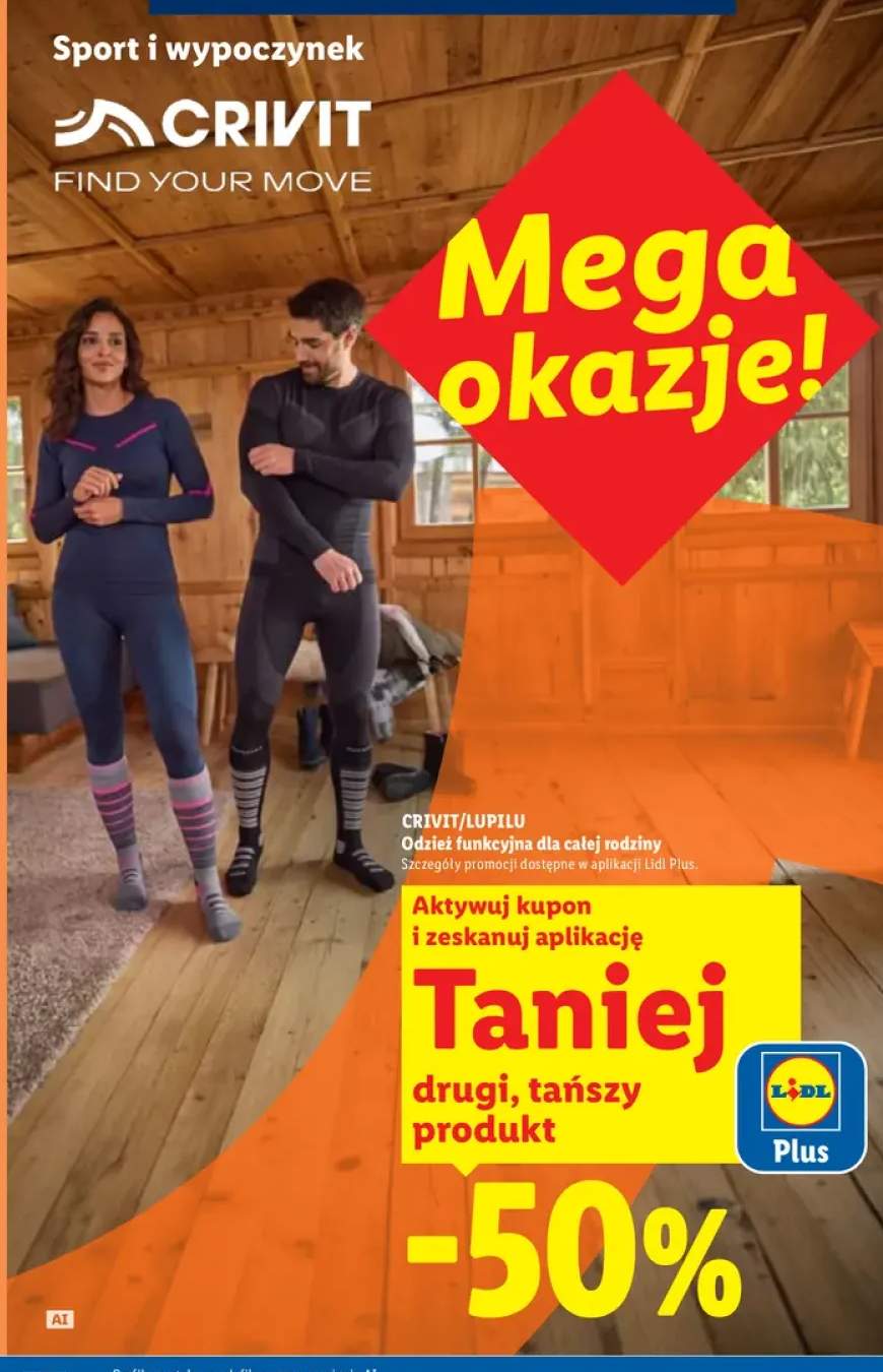 Odzież funkcyjna dla całej rodziny Crivit/Lupilu