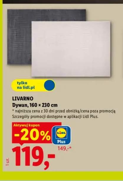 Dywan 160x230 cm Livarno