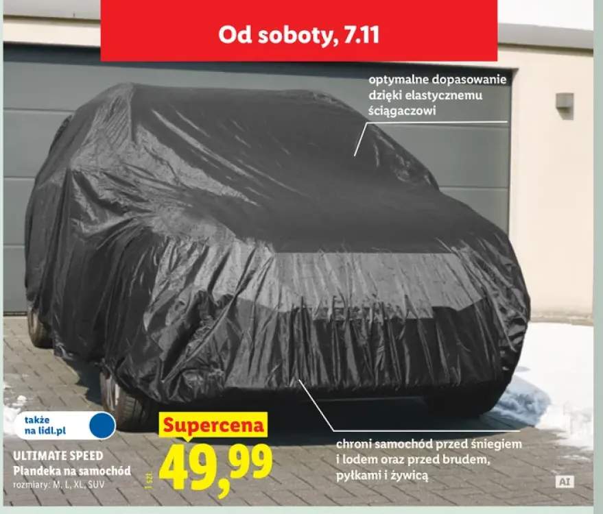 Plandeka na samochód Ultimate Speed M +3 warianty