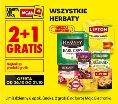 Herbaty +6 wariantów