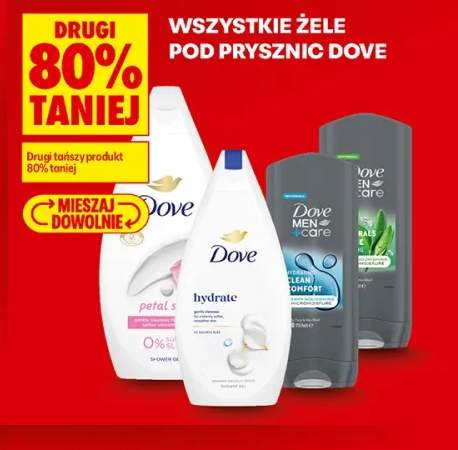 Żele pod prysznic Dove +4 warianty