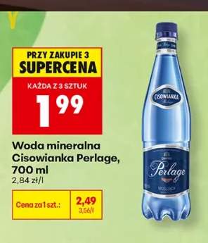Woda mineralna gazowana Cisowianka Perlage