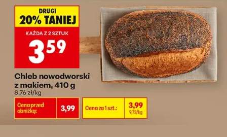 Chleb nowodworski z makiem