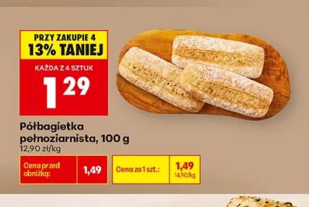 Półbagietka pełnoziarnista