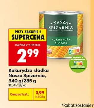 Kukurydza słodka Nasza Spiżarnia