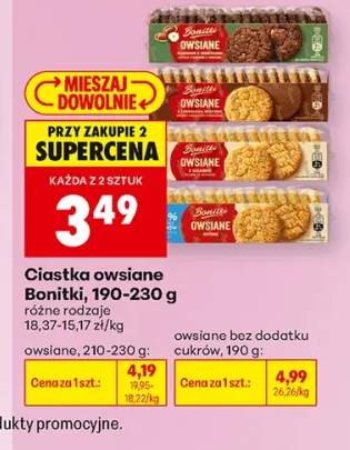 Ciastka owsiane Bonitki +1 wariant