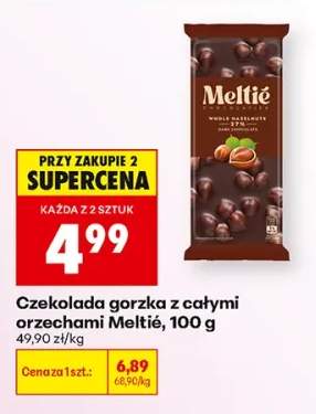 Czekolada gorzka z całymi orzechami Meltié