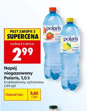 Napój niegazowany Polaris truskawkowy +1 wariant