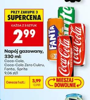 Napój gazowany Coca-Cola +3 warianty