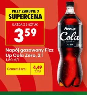 Napój gazowany Fizz Up Cola Zero
