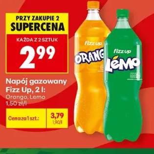 Napój gazowany Fizz Up Orange +1 wariant