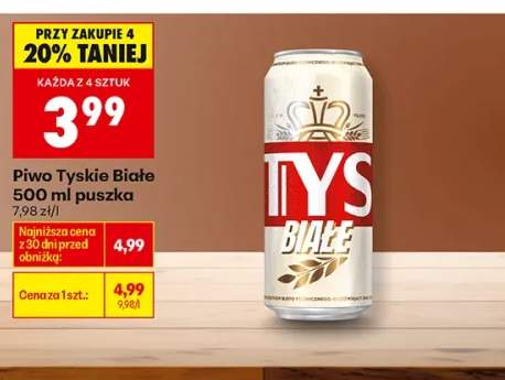 Piwo Tyskie Białe
