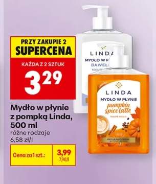Mydło w płynie z pompką Linda