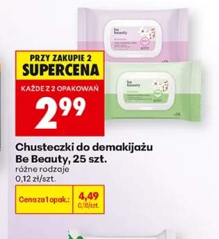 Chusteczki do demakijażu Sensitive Be Beauty +1 wariant