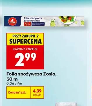 Folia spożywcza Zosia 50 m