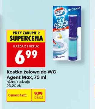 Kostka żelowa do WC Agent Max