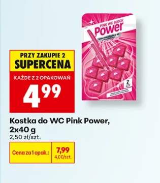 Kostka do WC Pink Power 2-pak