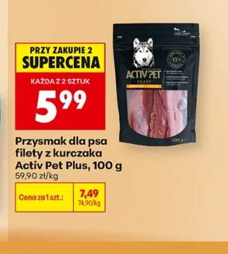 Przysmak dla psa filety z kurczaka Activ Pet Plus