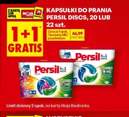 Kapsułki do prania Persil Discs 20 szt. +1 wariant