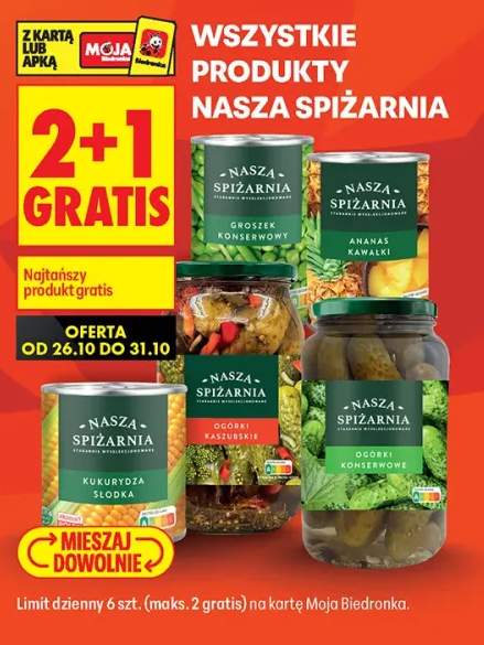 Produkty Nasza Spiżarnia +5 wariantów