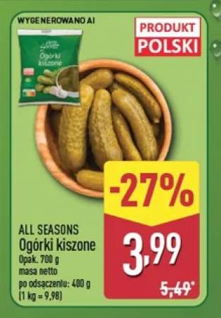 Ogórki kiszone All Seasons