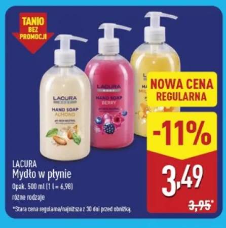 Mydło w płynie Almond Lacura +2 warianty