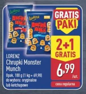 Chrupki Monster Munch oryginalne Lorenz +1 wariant