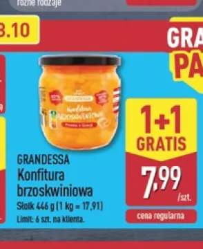 Konfitura brzoskwiniowa Grandessa