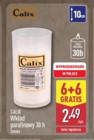 Wkład parafinowy 30 h Calix