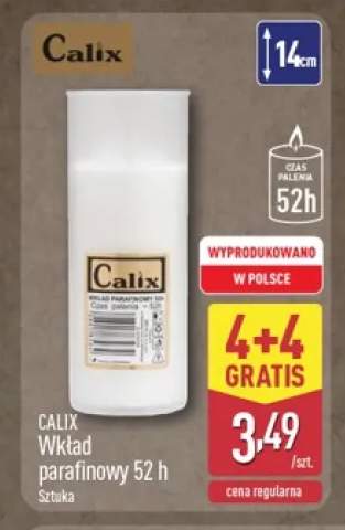 Wkład parafinowy 52 h Calix