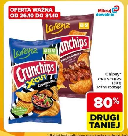 Chipsy Crunchips X-Cut Chakalaka +1 wariant