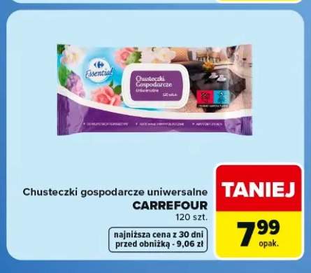 Chusteczki gospodarcze uniwersalne Carrefour