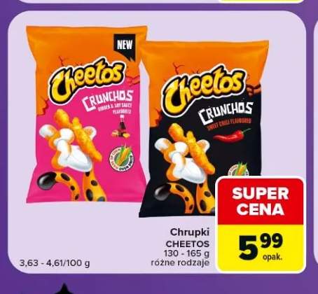Chrupki Cheetos Crunchos ginger & soy sauce +1 wariant