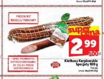 Kiełbasa Kurpiowskie Specjały Pekpol