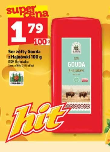 Ser żółty Gouda z Hajnówki OSM Hajnówka