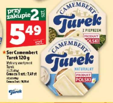 Ser Camembert z pieprzem Turek +1 wariant
