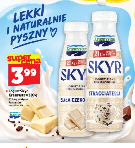 Jogurt Skyr biała czekolada Krasnystaw +1 wariant