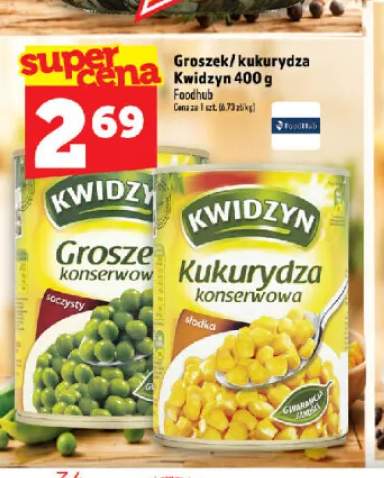 Groszek konserwowy Kwidzyn +1 wariant