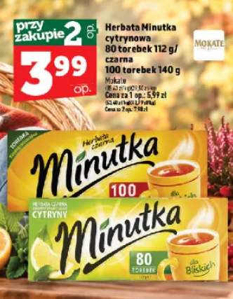 Herbata Minutka cytrynowa +1 wariant