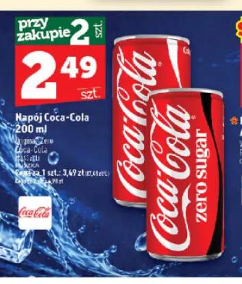 Napój gazowany Coca-Cola Original 200 ml +1 wariant